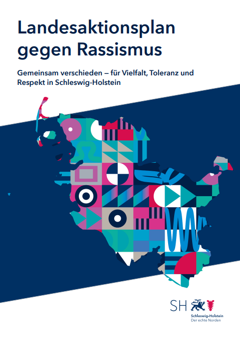 Bild der Titelseite vom Landesaktionsplan gegen Rassismus Schleswig-Holstein